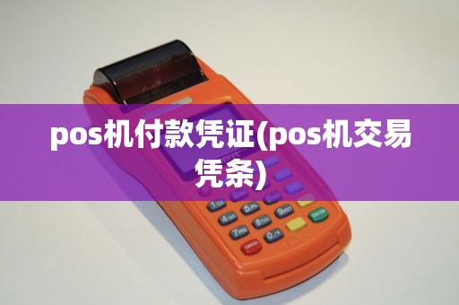 pos机付款凭证(pos机交易凭条)