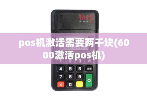 pos机激活需要两千块(6000激活pos机)