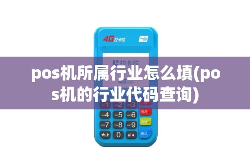 pos机所属行业怎么填(pos机的行业代码查询)