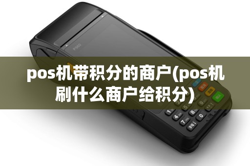pos机带积分的商户(pos机刷什么商户给积分)