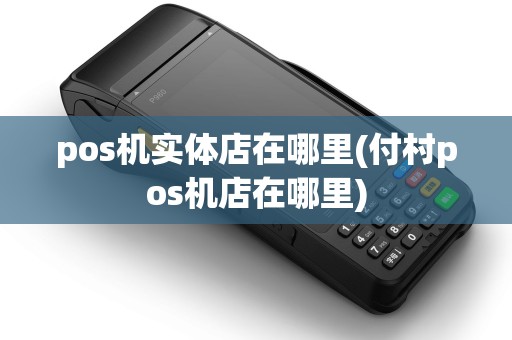 pos机实体店在哪里(付村pos机店在哪里)