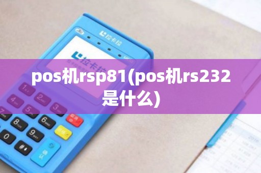 pos机rsp81(pos机rs232是什么)