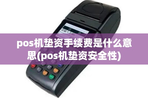 pos机垫资手续费是什么意思(pos机垫资安全性)