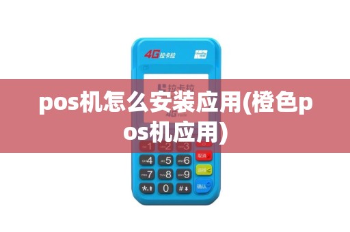 pos机怎么安装应用(橙色pos机应用)