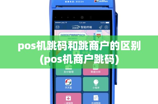 pos机跳码和跳商户的区别(pos机商户跳码)