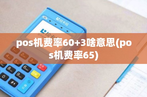 pos机费率60+3啥意思(pos机费率65)