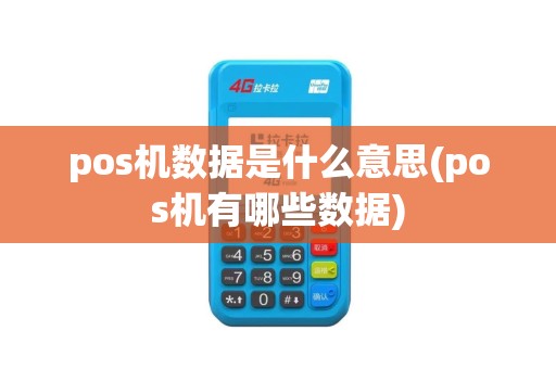 pos机数据是什么意思(pos机有哪些数据)