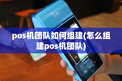 pos机团队如何组建(怎么组建pos机团队)