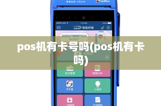 pos机有卡号吗(pos机有卡吗)