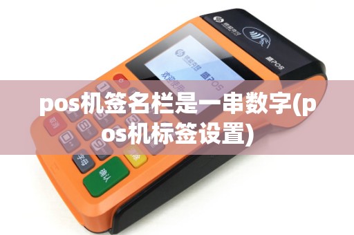 pos机签名栏是一串数字(pos机标签设置)
