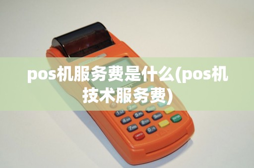 pos机服务费是什么(pos机技术服务费)
