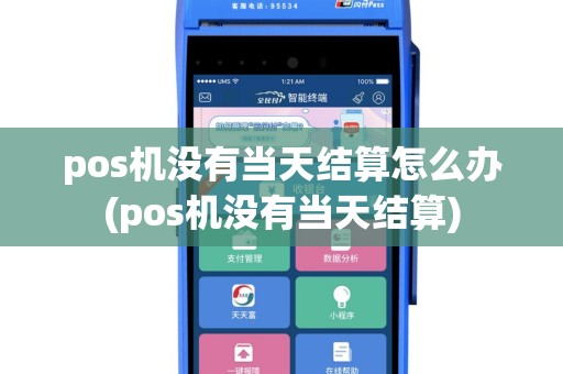 pos机没有当天结算怎么办(pos机没有当天结算)