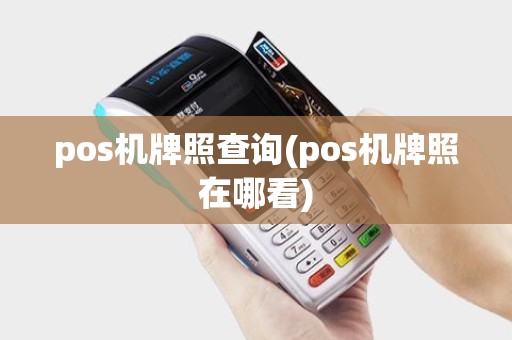 pos机牌照查询(pos机牌照在哪看)