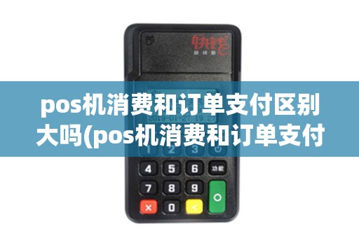 pos机消费和订单支付区别大吗(pos机消费和订单支付区别)