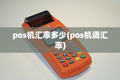 pos机汇率多少(pos机调汇率)
