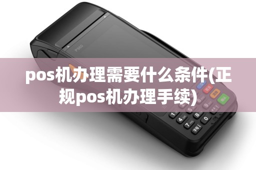 pos机办理需要什么条件(正规pos机办理手续)