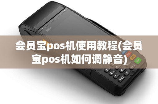 会员宝pos机使用教程(会员宝pos机如何调静音)