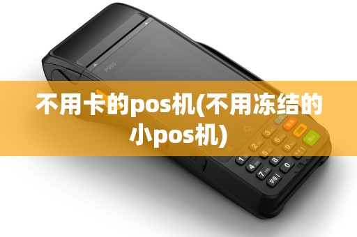 不用卡的pos机(不用冻结的小pos机)
