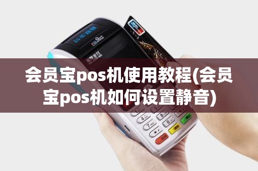 会员宝pos机使用教程(会员宝pos机如何设置静音)