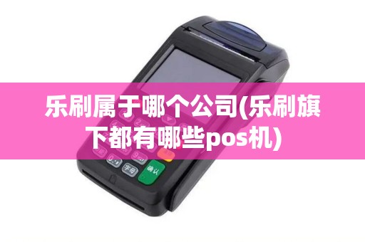 乐刷属于哪个公司(乐刷旗下都有哪些pos机)