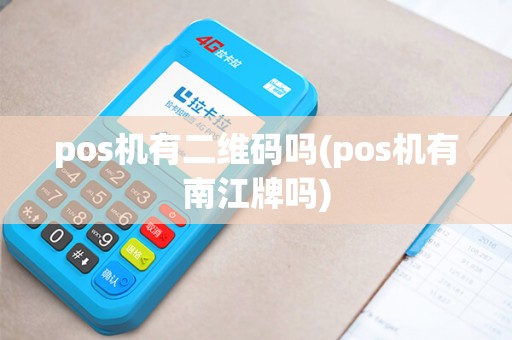 pos机有二维码吗(pos机有南江牌吗)