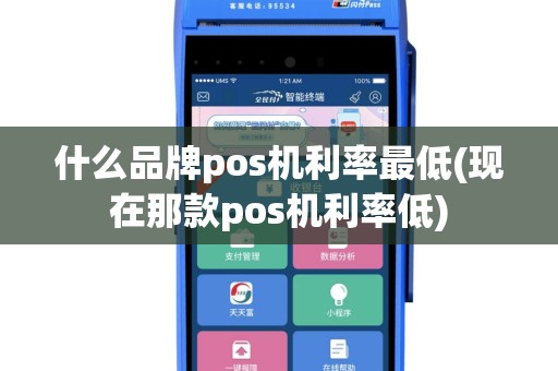 什么品牌pos机利率最低(现在那款pos机利率低)