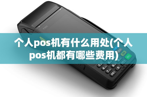 个人pos机有什么用处(个人pos机都有哪些费用)