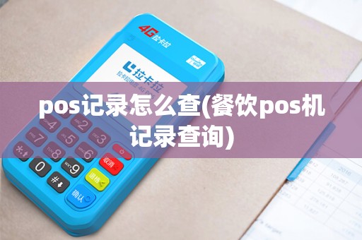 pos记录怎么查(餐饮pos机记录查询)