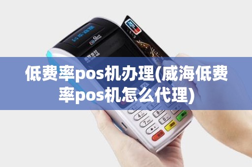 低费率pos机办理(威海低费率pos机怎么代理)
