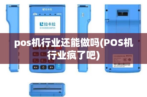 pos机行业还能做吗(POS机行业疯了吧)