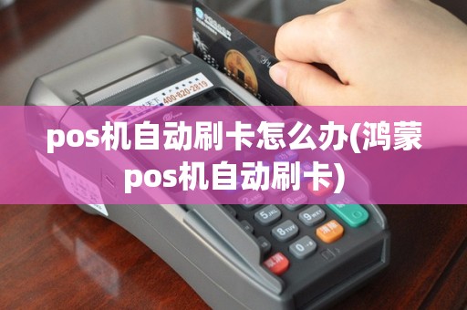 pos机自动刷卡怎么办(鸿蒙pos机自动刷卡)