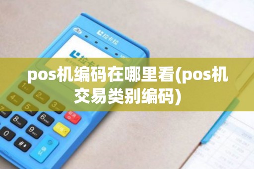 pos机编码在哪里看(pos机交易类别编码)