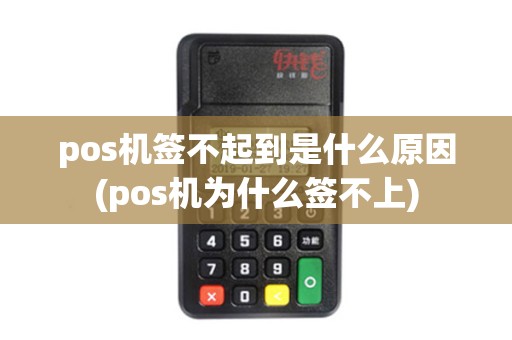 pos机签不起到是什么原因(pos机为什么签不上)