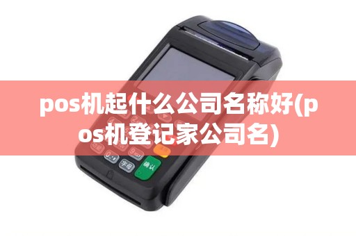 pos机起什么公司名称好(pos机登记家公司名)