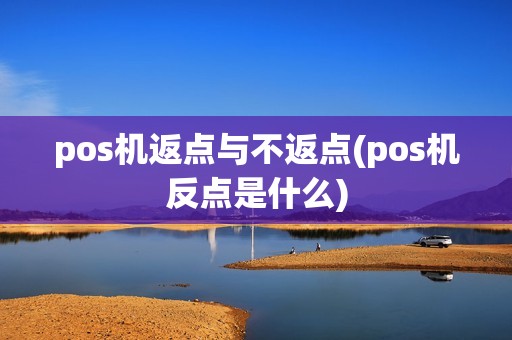 pos机返点与不返点(pos机反点是什么)