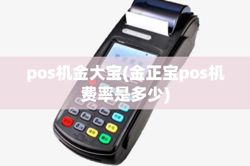 pos机金大宝(金正宝pos机费率是多少)