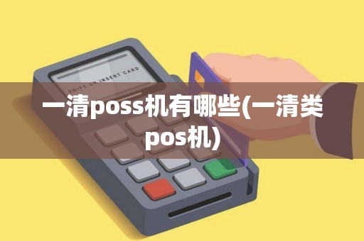 一清poss机有哪些(一清类pos机)