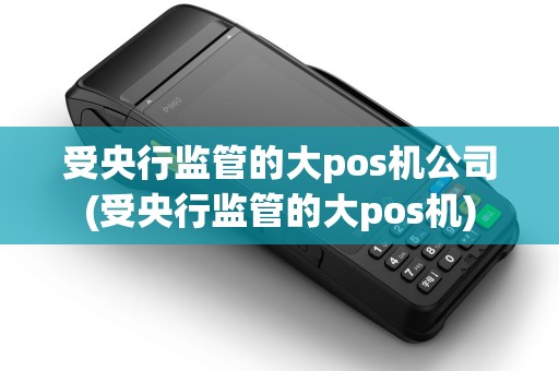 受央行监管的大pos机公司(受央行监管的大pos机)
