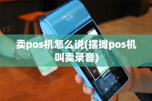 卖pos机怎么说(摆摊pos机叫卖录音)