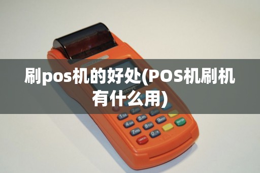 刷pos机的好处(POS机刷机有什么用)