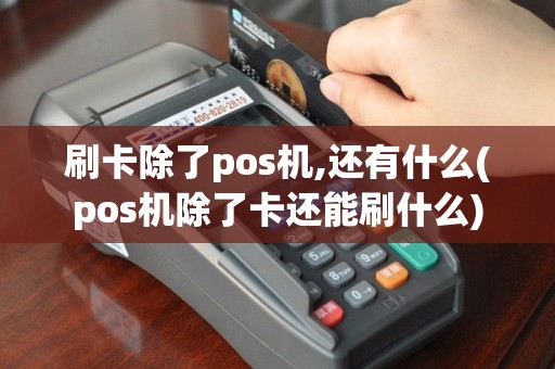 刷卡除了pos机,还有什么(pos机除了卡还能刷什么)