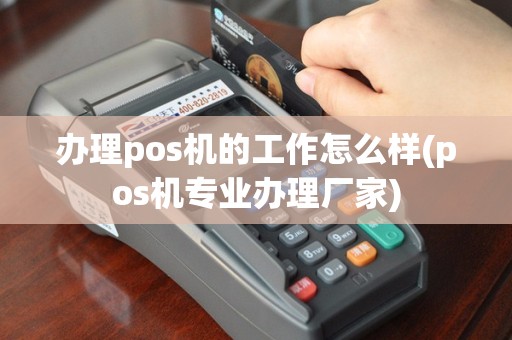办理pos机的工作怎么样(pos机专业办理厂家)