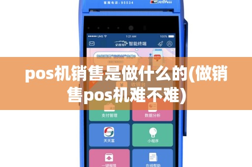 pos机销售是做什么的(做销售pos机难不难)