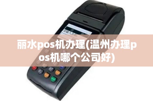 丽水pos机办理(温州办理pos机哪个公司好)