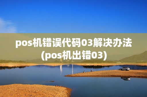pos机错误代码03解决办法(pos机出错03)