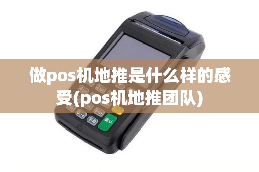 做pos机地推是什么样的感受(pos机地推团队)