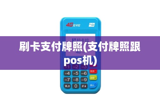 刷卡支付牌照(支付牌照跟pos机)