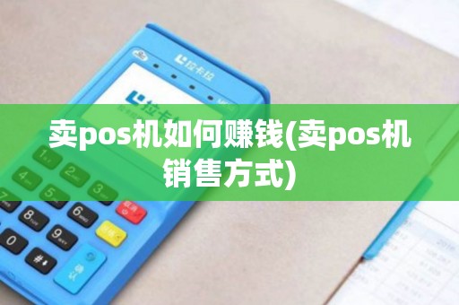 卖pos机如何赚钱(卖pos机销售方式)