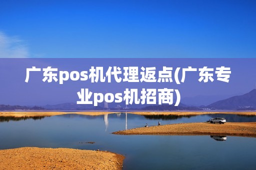 广东pos机代理返点(广东专业pos机招商)