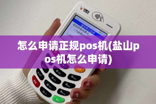 怎么申请正规pos机(盐山pos机怎么申请)